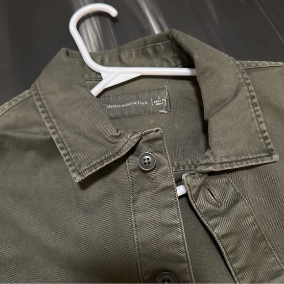 Abercrombie Fitch army cargo  overshirt - Picture 2 of 2